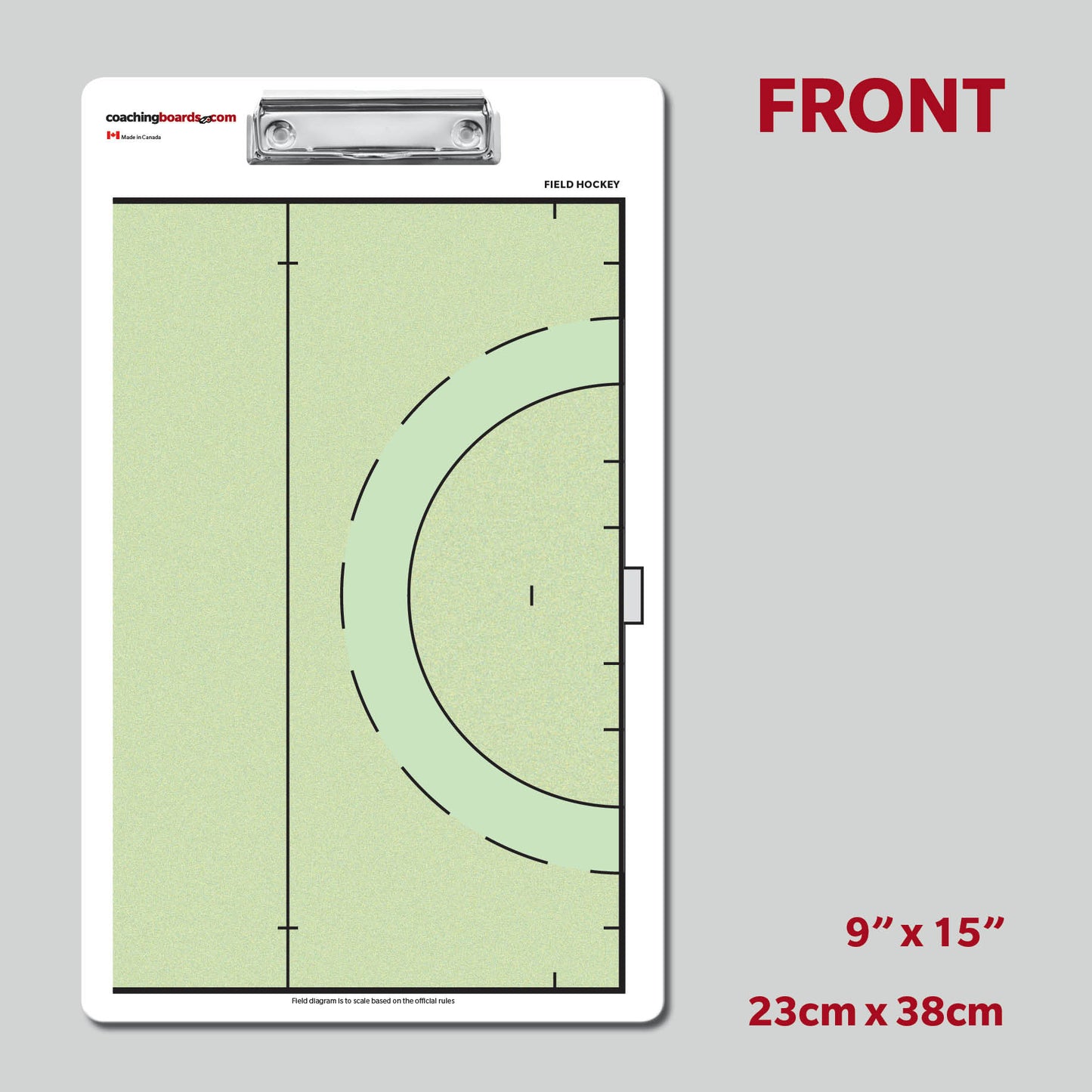 Field Hockey Dry Erase Clipboard
