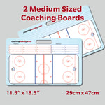 Hockey Dry Erase Coaching Boards -Medium