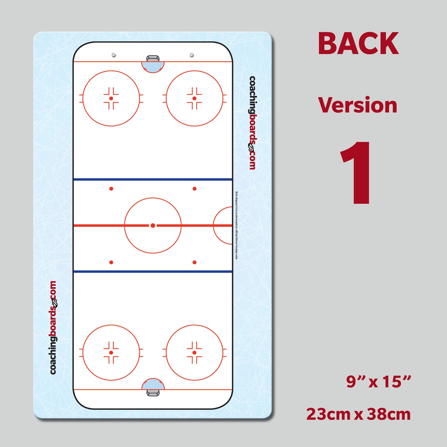 Hockey Dry Erase Clipboards - V1