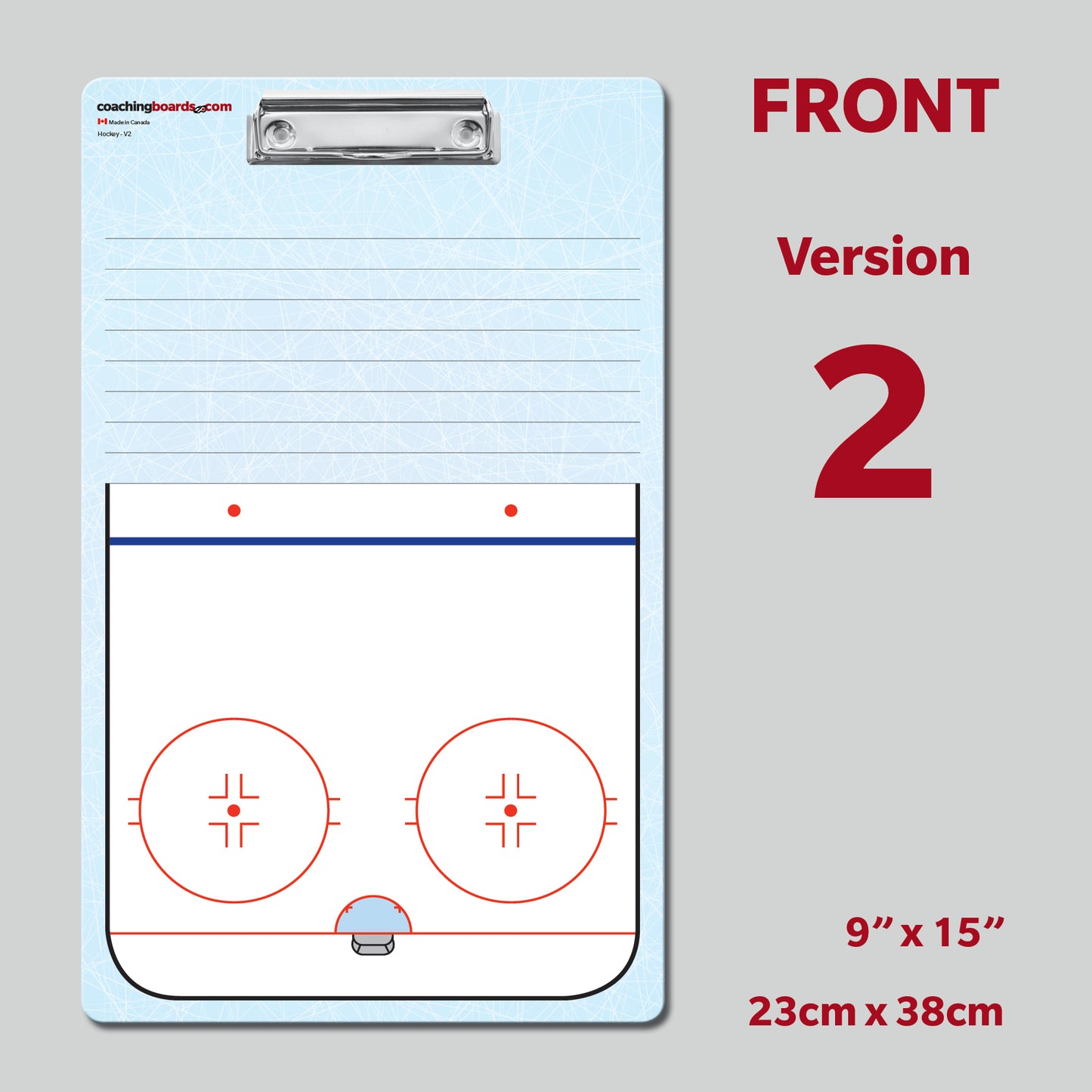 Hockey Dry Erase Clipboards - V2