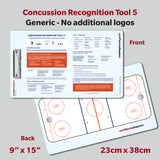 Concussion Recognition Clipboard -Hockey