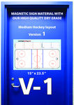 Hockey Coaching Room Door Magnet -Large