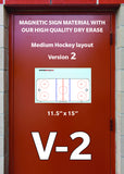 Hockey Coaching Room Door Magnet -Medium