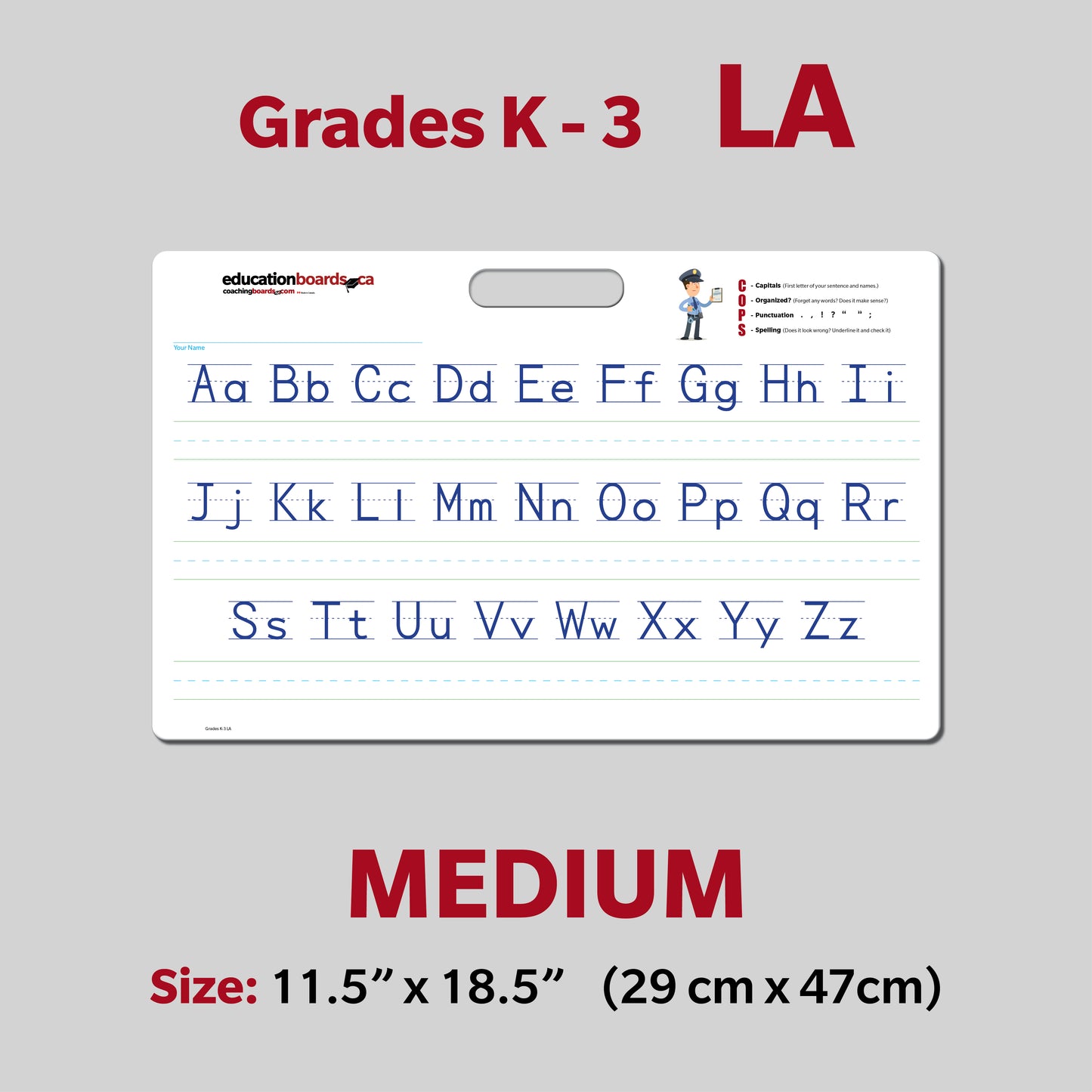 Language Arts Education Boards Grades K,1,2,3