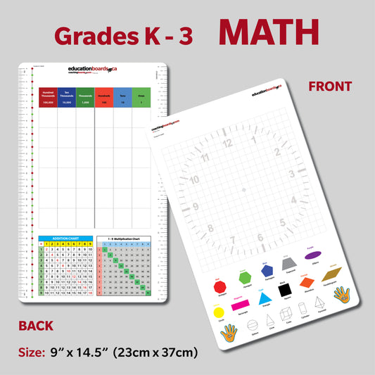 Math Small Education Board Grades K,1,2,3