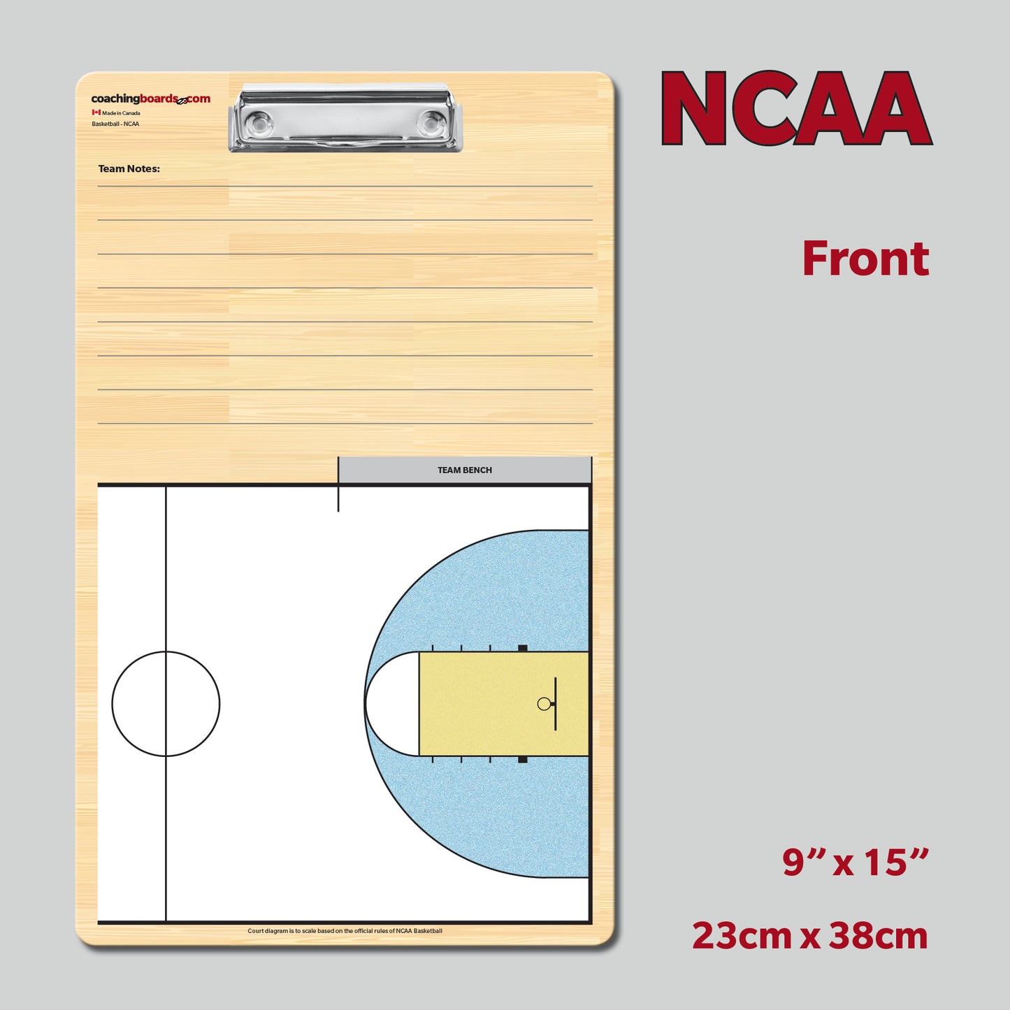 Basketball Dry Erase Clipboard