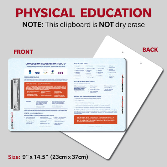 Physical Education Dry Erase Boards