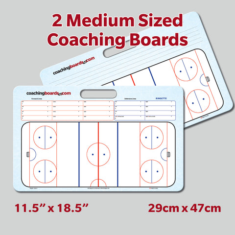 Dry Erase Ringette Coaching Board -Medium