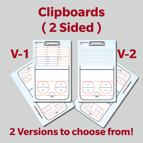 Ringette 2-Sided Dry Erase Coaching Clipboard