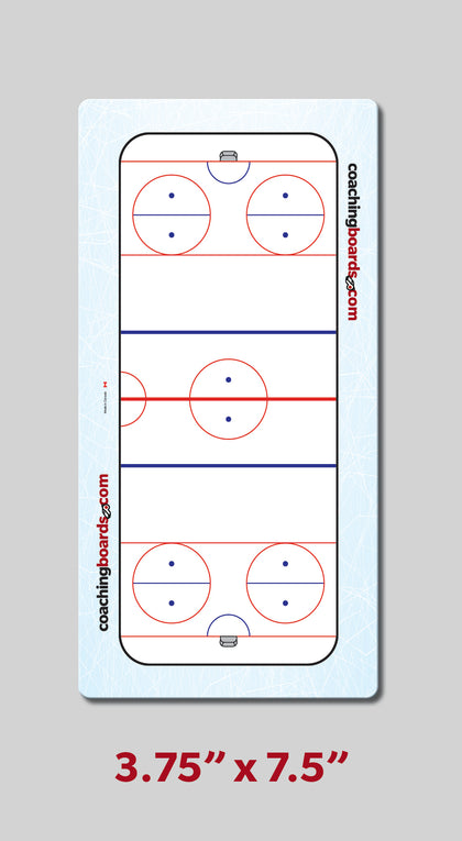 Ringette Dry Erase Pocket Card