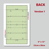 Rugby Dry Erase Coaching Clipboard