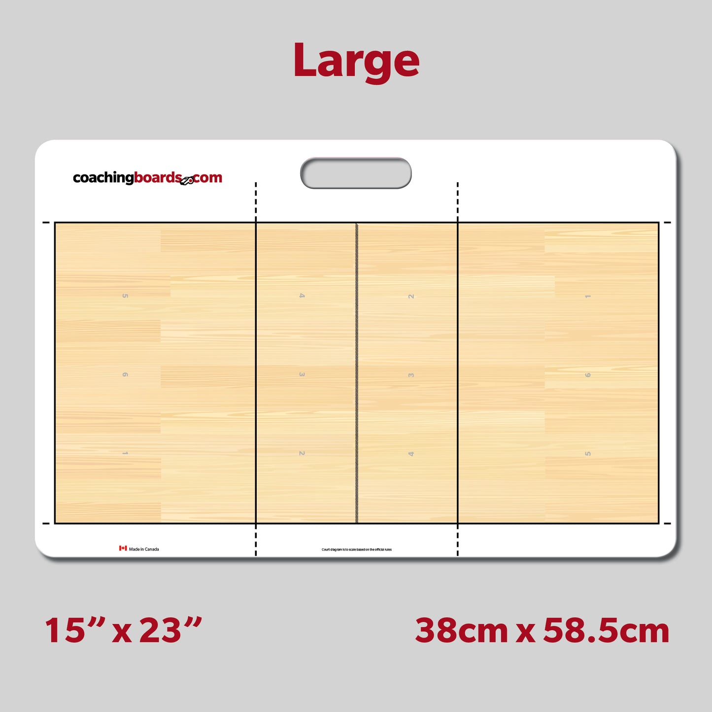 Volleyball Dry Erase Coaching Board - Large