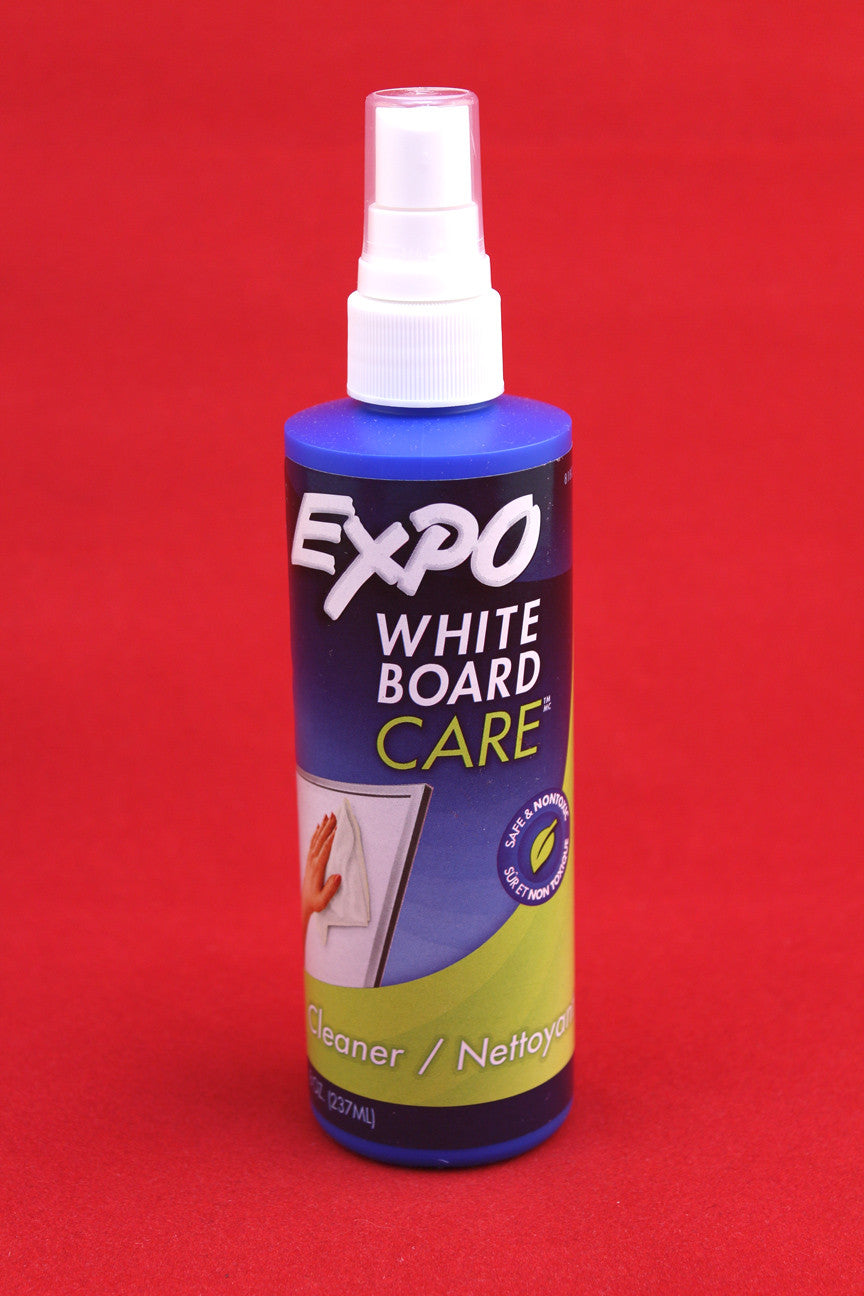 Dry erase coaching board spray cleaner