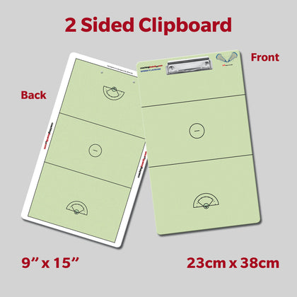 Women's Lacrosse Dry Erase Coaching Clipboard